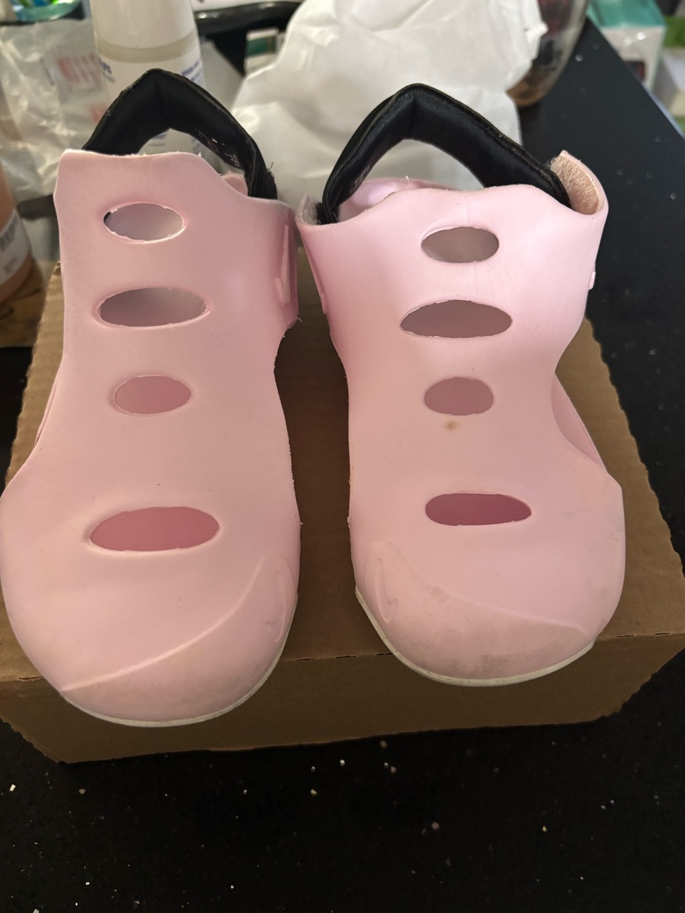 Kids Nike Lightweight Pink Sandal Shoes